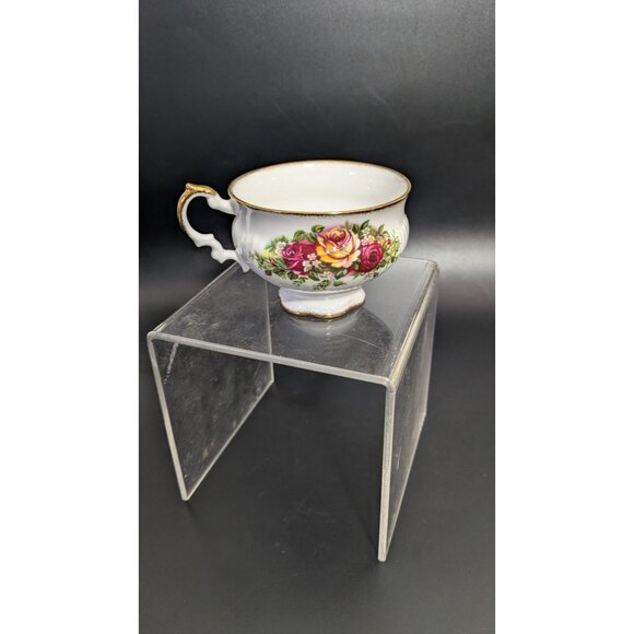 Elizabethan Bone China Tea Cup England Rose Floral Gold Trim Vintage Teacup - Picture 6 of 13